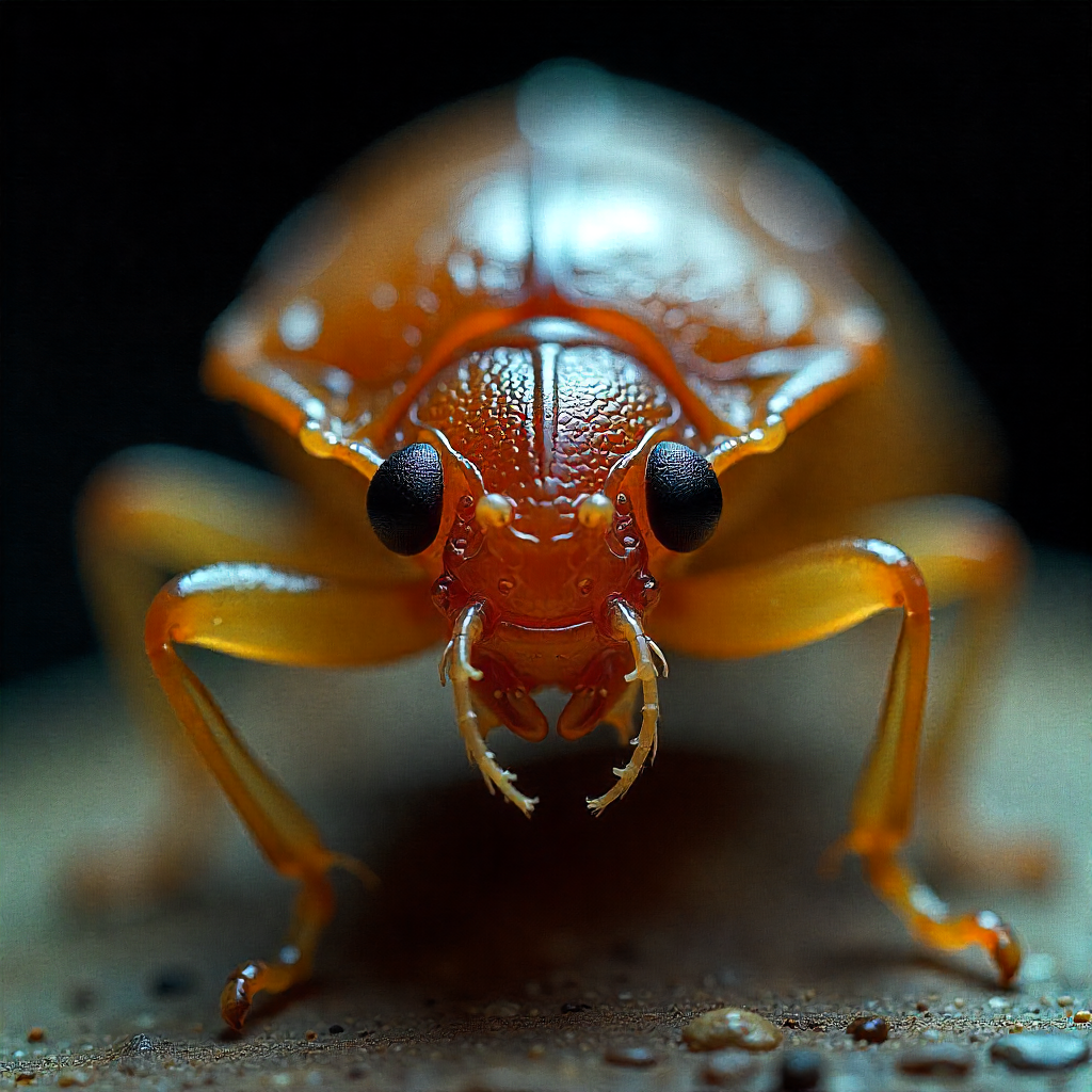 Een close up van een bedwants